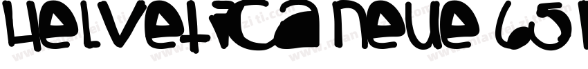 Helvetica Neue 65 bo字体转换